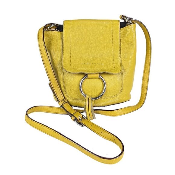 Sanctuary Yellow Leather Bucket Purse - Anthropoloy - Picture 1 of 5